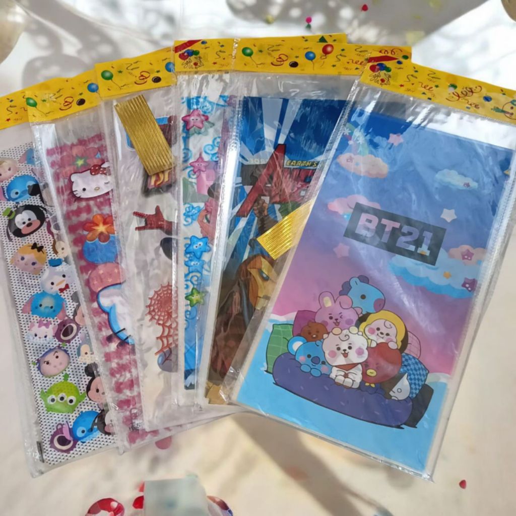 Plastik Ulang Tahun/Plastik Karakter/Plastik Snack