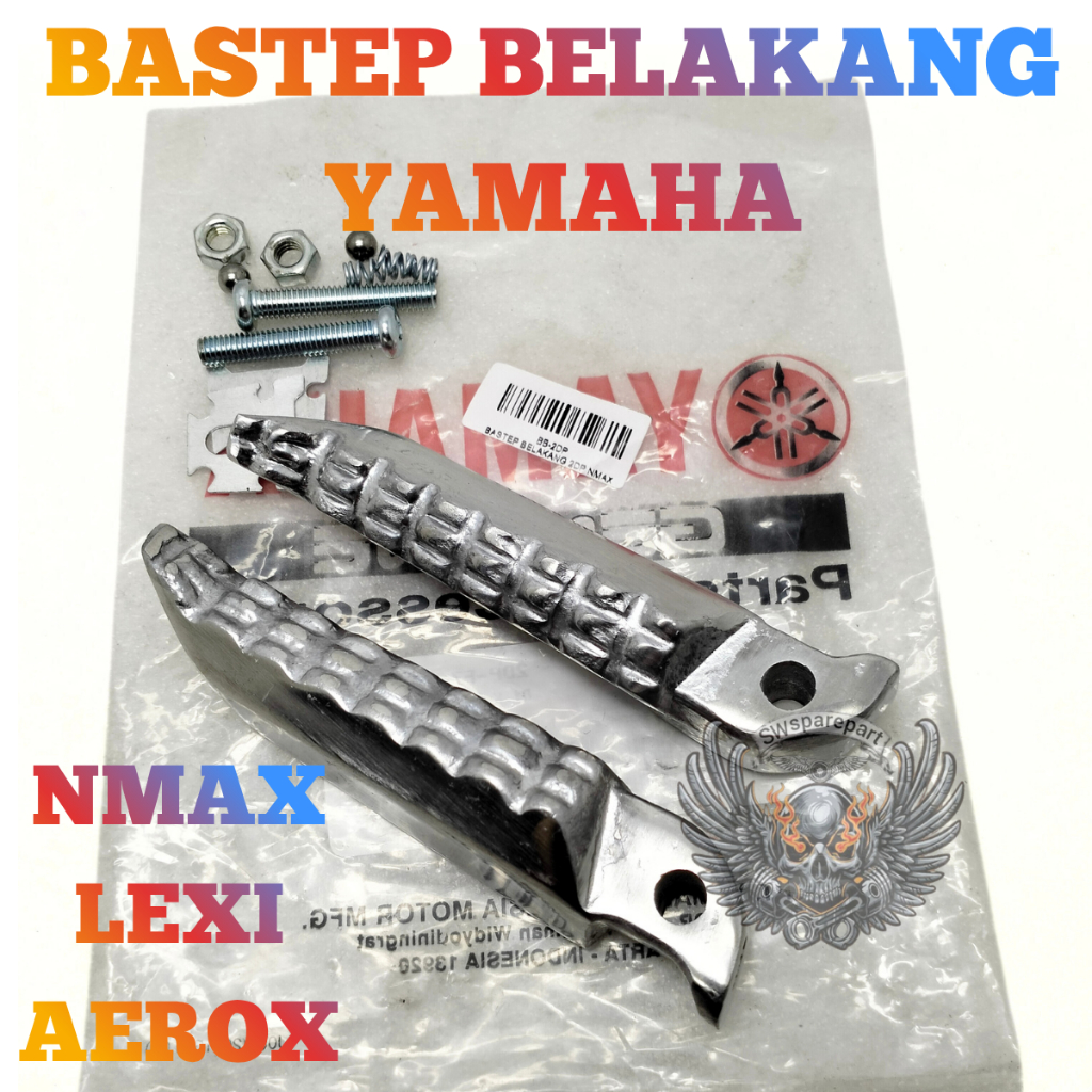 BASTEP BELAKANG YAMAHA 2DP NMAX LEXI AEROX KUALITAS ORIGINAL YAMAHA YGP PRESISI KARET LENTUR BESI TE