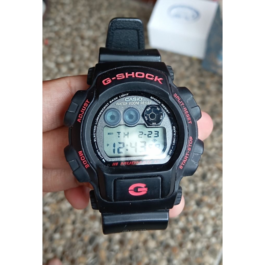 Casio G-Shock DW-8400 Mudman Titanium Second/Bekas/Preloved