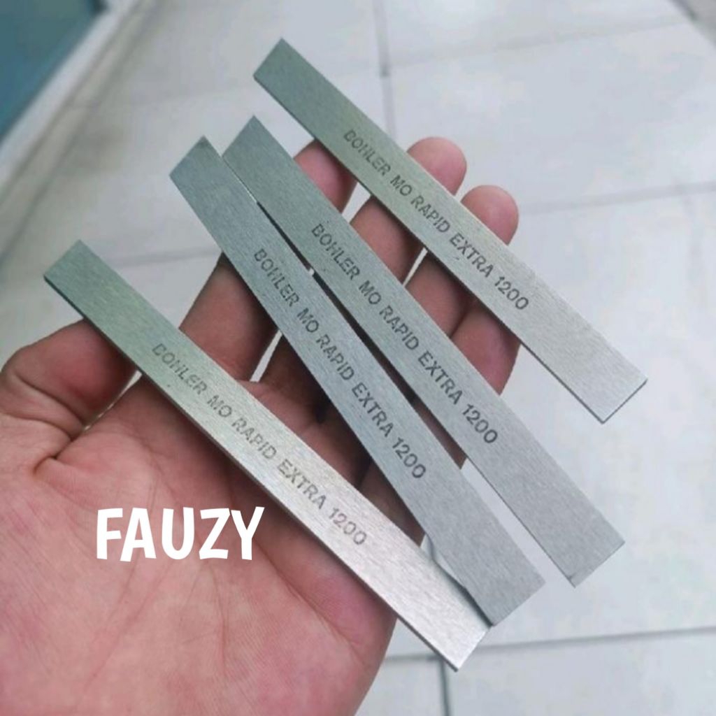 pahat bubut bohler 1/8" x 5/8" x 5" mata pisau bubut hss 1/8"x5/8"x5 plat bohler mo Rapid Extra 120