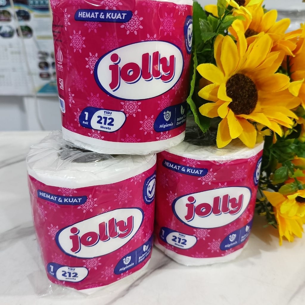Tisu Gulung Tisu Roll Jolly 1Roll