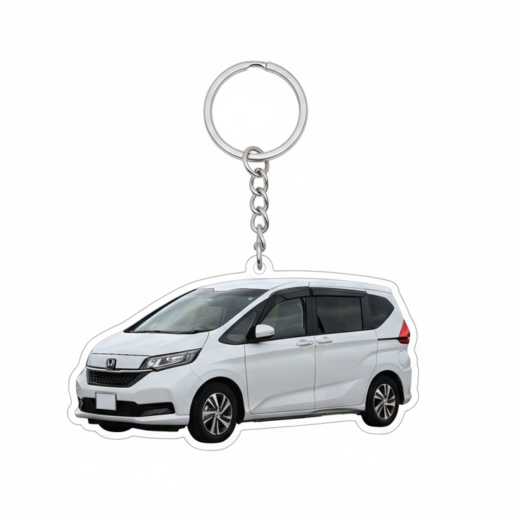 Gantungan kunci HONDA FREED ESTETIK Eksklusif Merchandise Aksesoris Mobil Akrilik