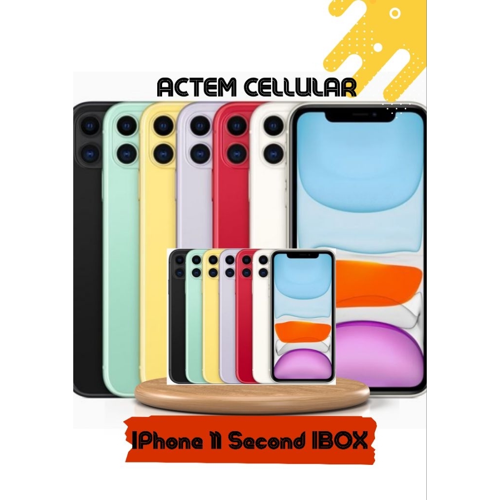 IPhone 11 64gb & 128gb SECOND IBOX
