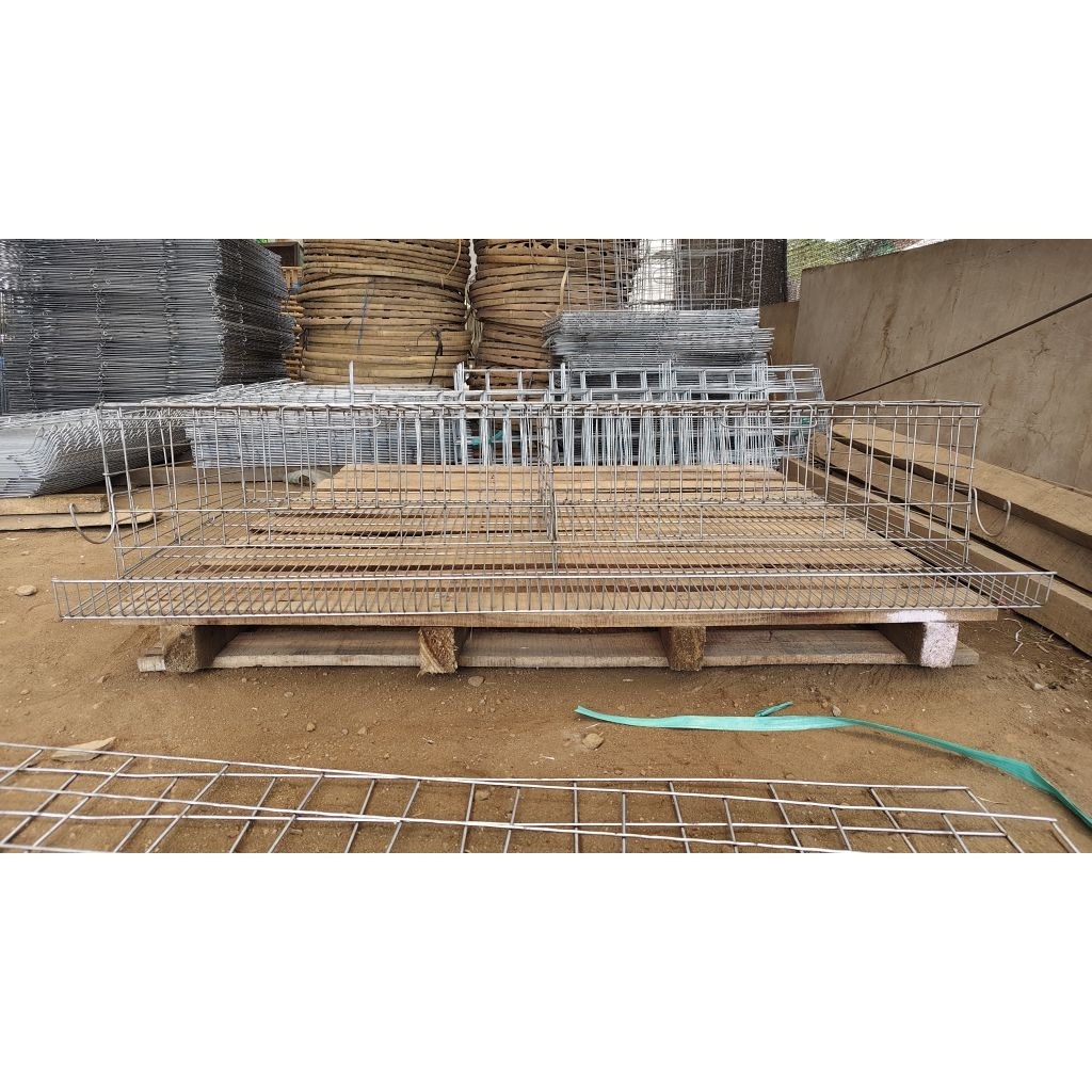 KANDANG PUYUH GALVANIS P.120 CM × L.70 CM × TD.23 × TB. 18 CM PUYUH PETELUR
