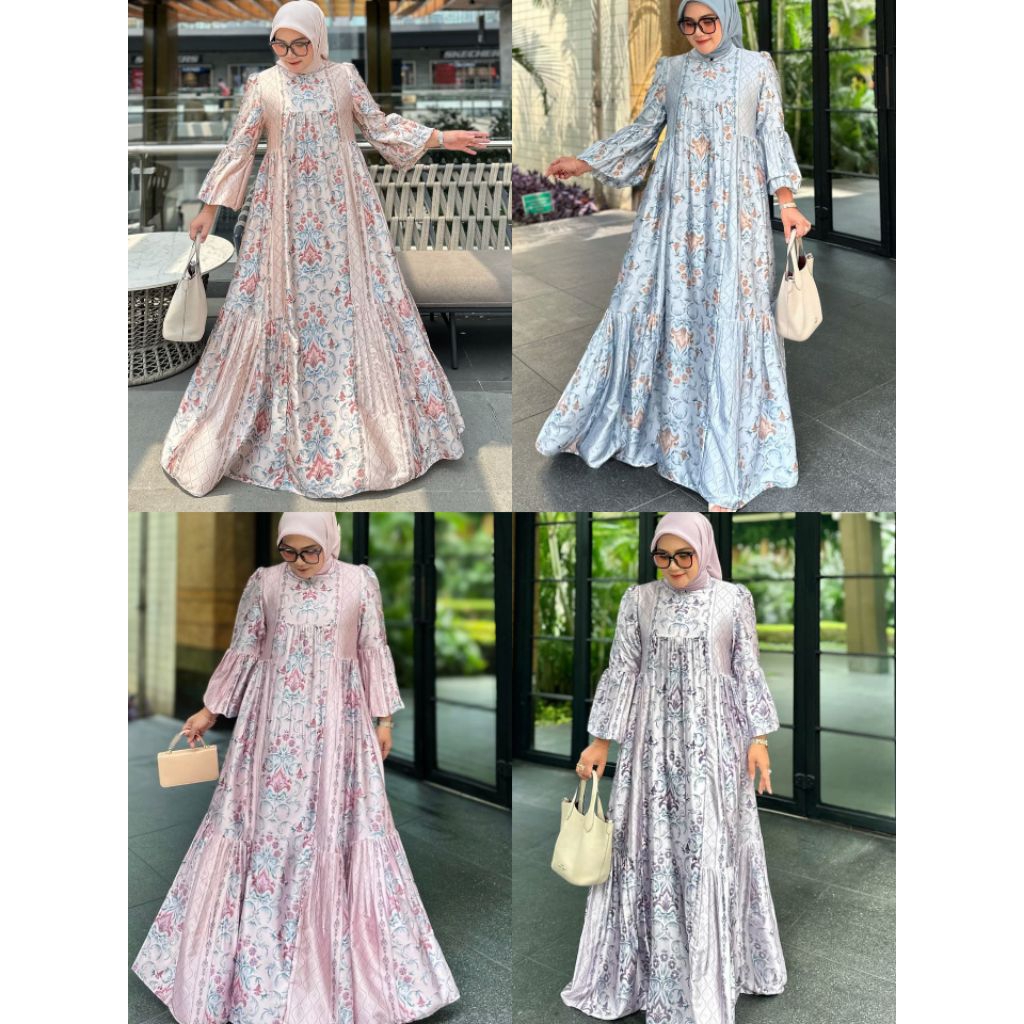 [BISA COD] GAMIS CAHAYA DRESS ORI iRna. Emerald TERBEST SELLER /GAMISREMAJA/TERBESTSELLER/TERLARIS