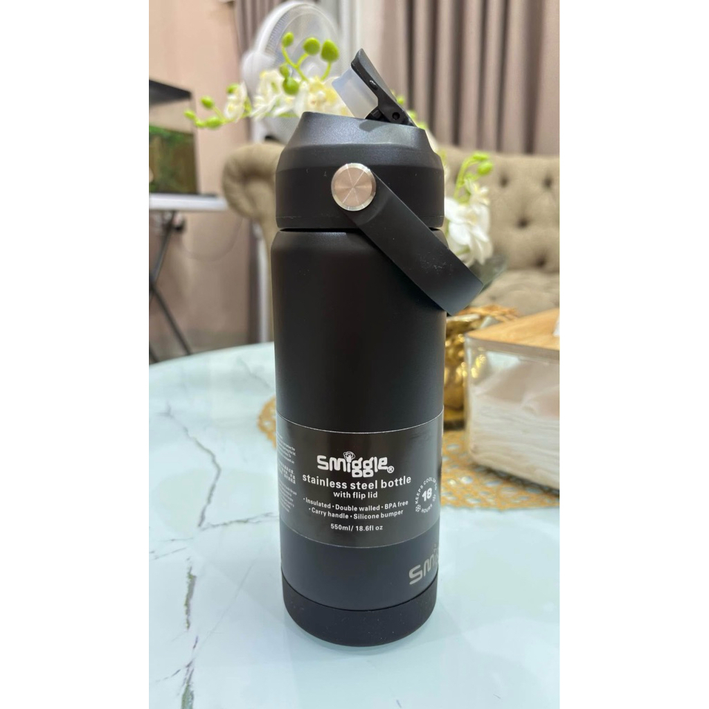 Tumbler Termos SMIGGLE BLACK Insulated