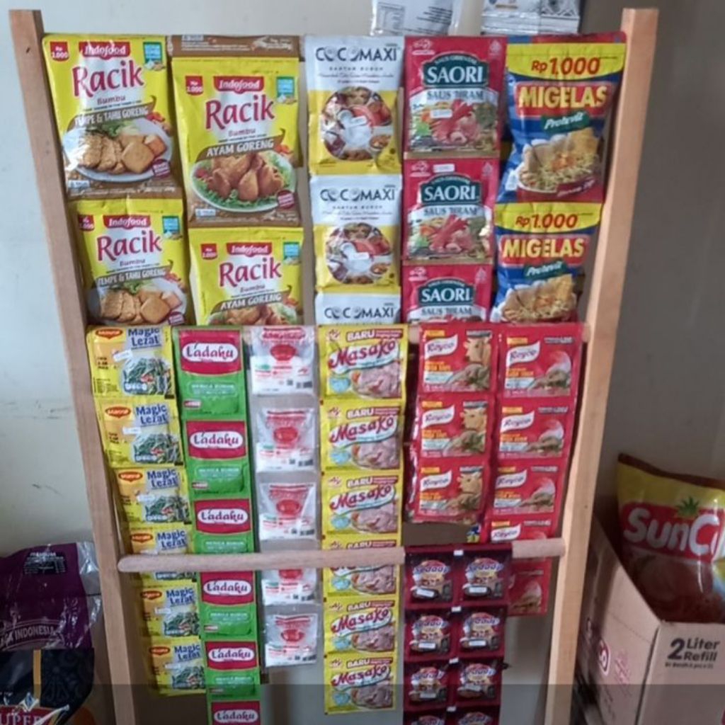 RAK JAJANAN WARUNG-Rak hijab-Rak serbaguna