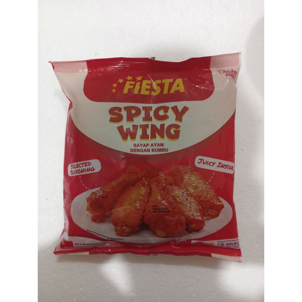 Fiesta nugget spicy wing/naget sayap ayam dengan bumbu 400gr