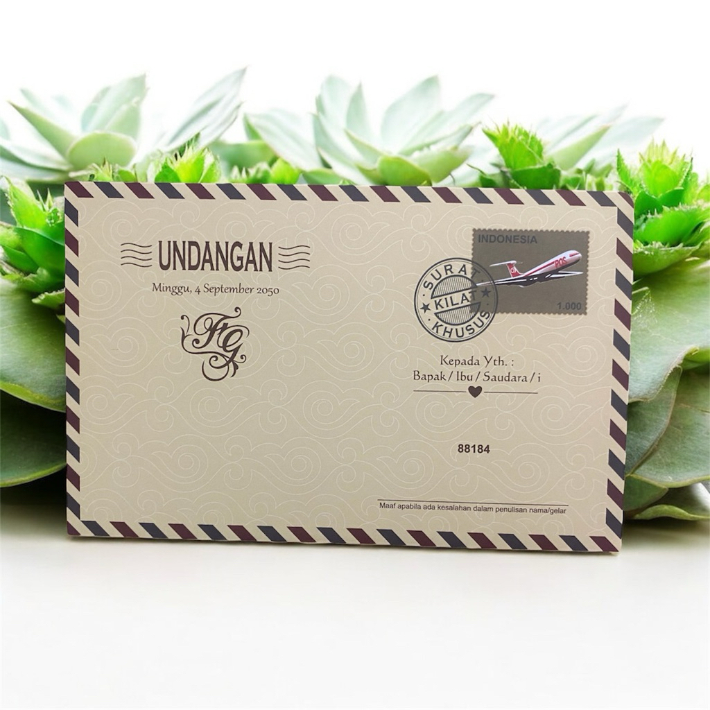 blangko undangan kosongan ERBA kode 88184