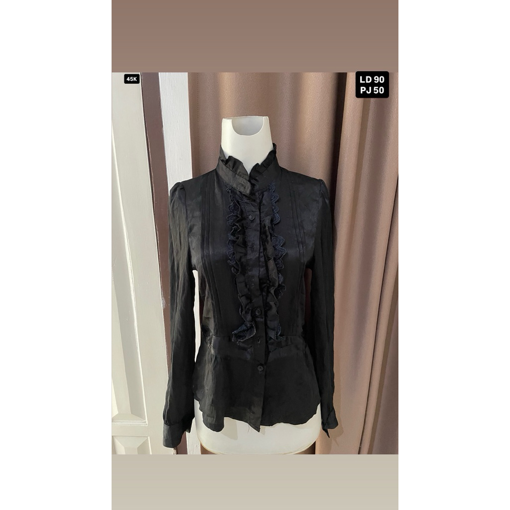 38. Atasan kemeja/crop outer/cardigan