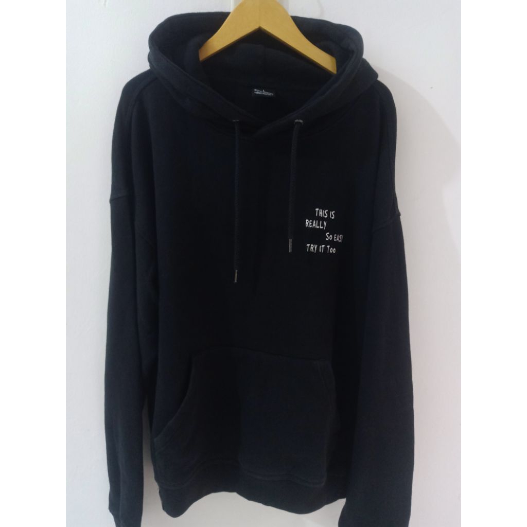 Hoodie GROOVERHYME Hitam Original