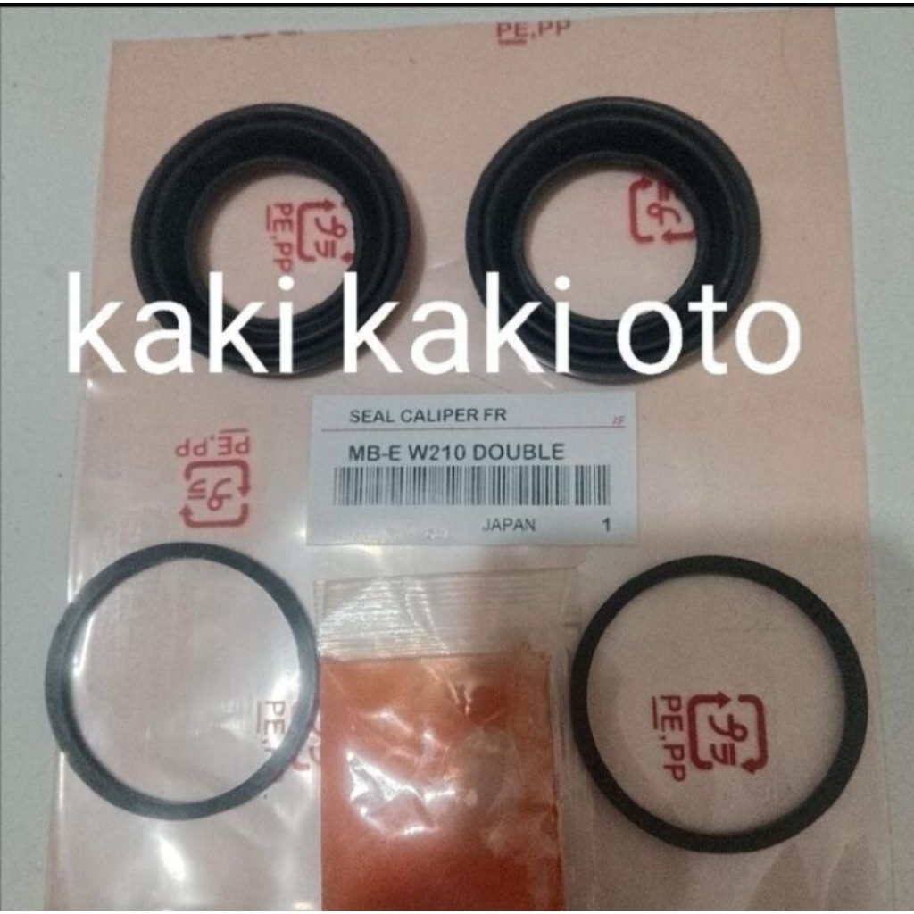 Seal kit caliper kit kaliper kit seal piston rem depan fr mercy Mercedes benz e class w210 th 96-02 