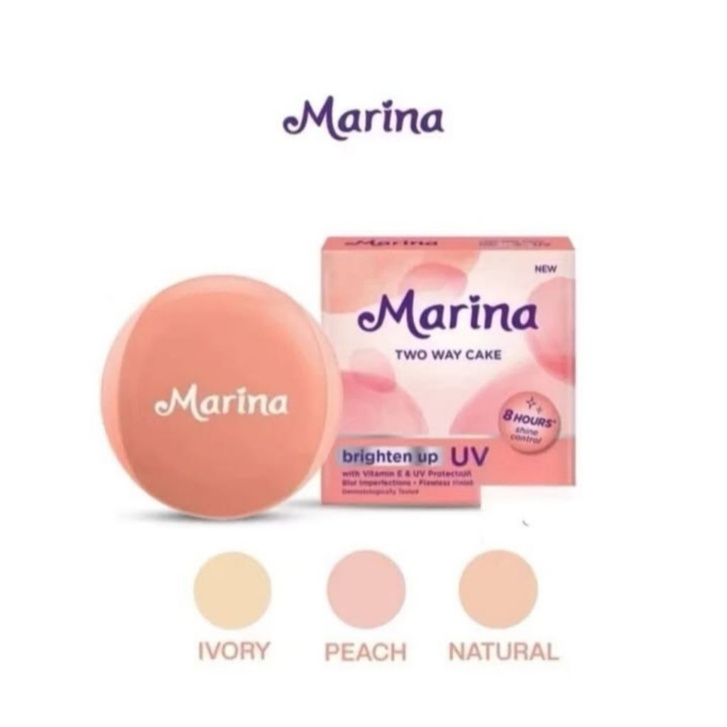 MARINA TWO WAY CAKE BRIGHTEN UP- BEDAK PADAT MARINA