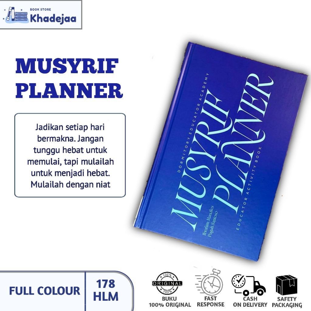 MUSYRIF PLANNER || Muslim Planner 2026 || planner 2026