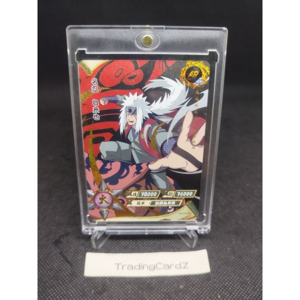 TCG/CCG Trading Card Collection 2022 Kayou Naruto Collection AR Jiraiya #NR-AR-053 (dpt top loader)