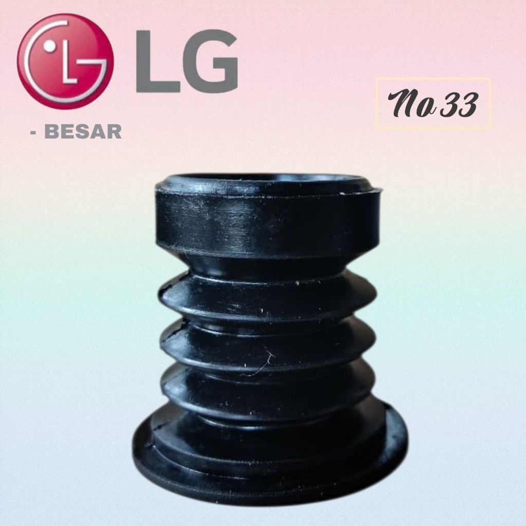 Karet seall pembuangan air mesin cuci 2 tabung LG Besar No. 33
