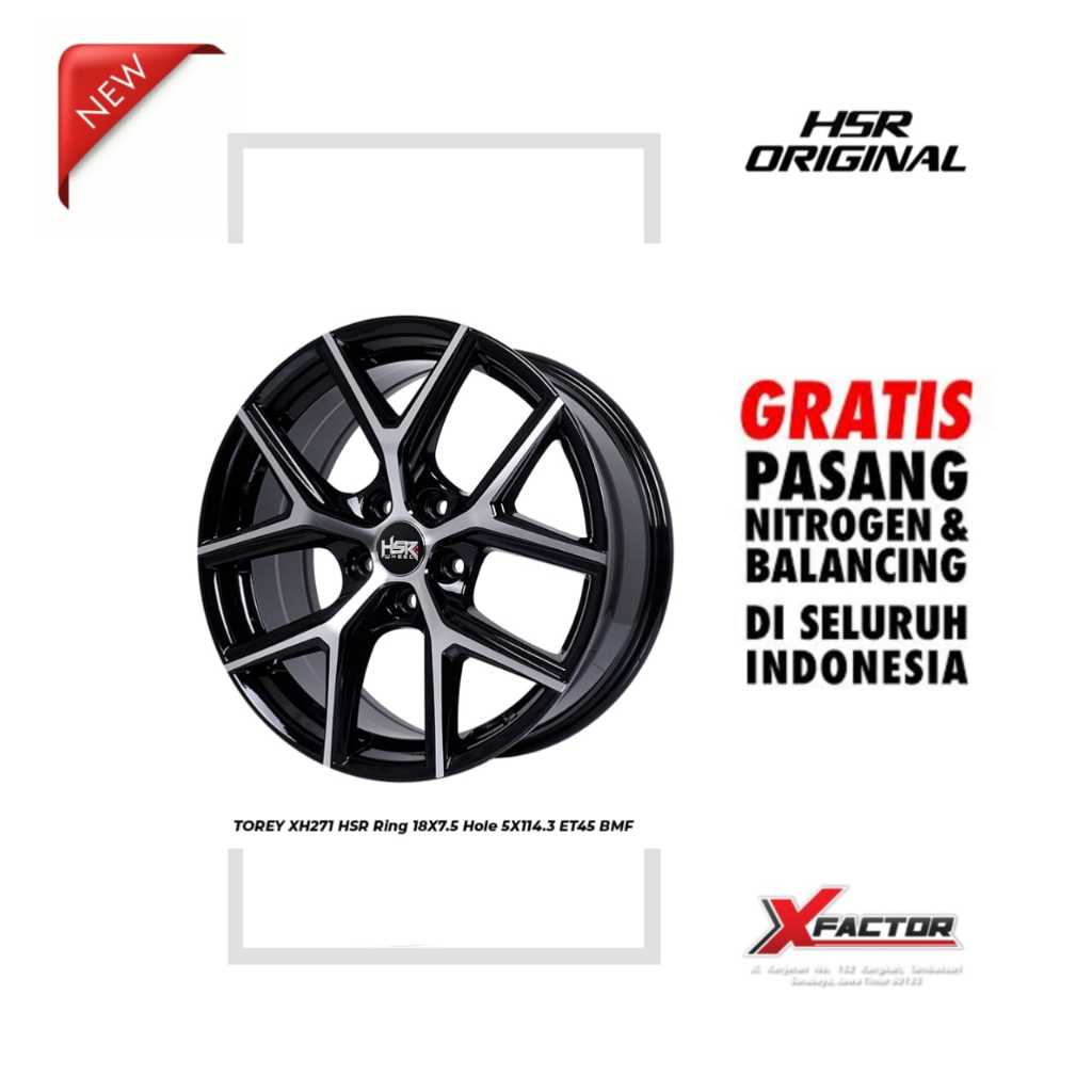 VELG MOBIL R18 HSR R18 TOREY R18X7,5 H 5X114.3 ET45 BMF