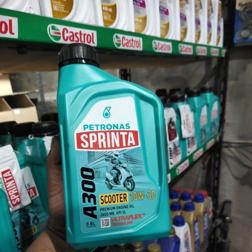 OLI PETRONAS SPRINTA A300 SCOOTER 10W-30  0.8L 100% ORIGINAL