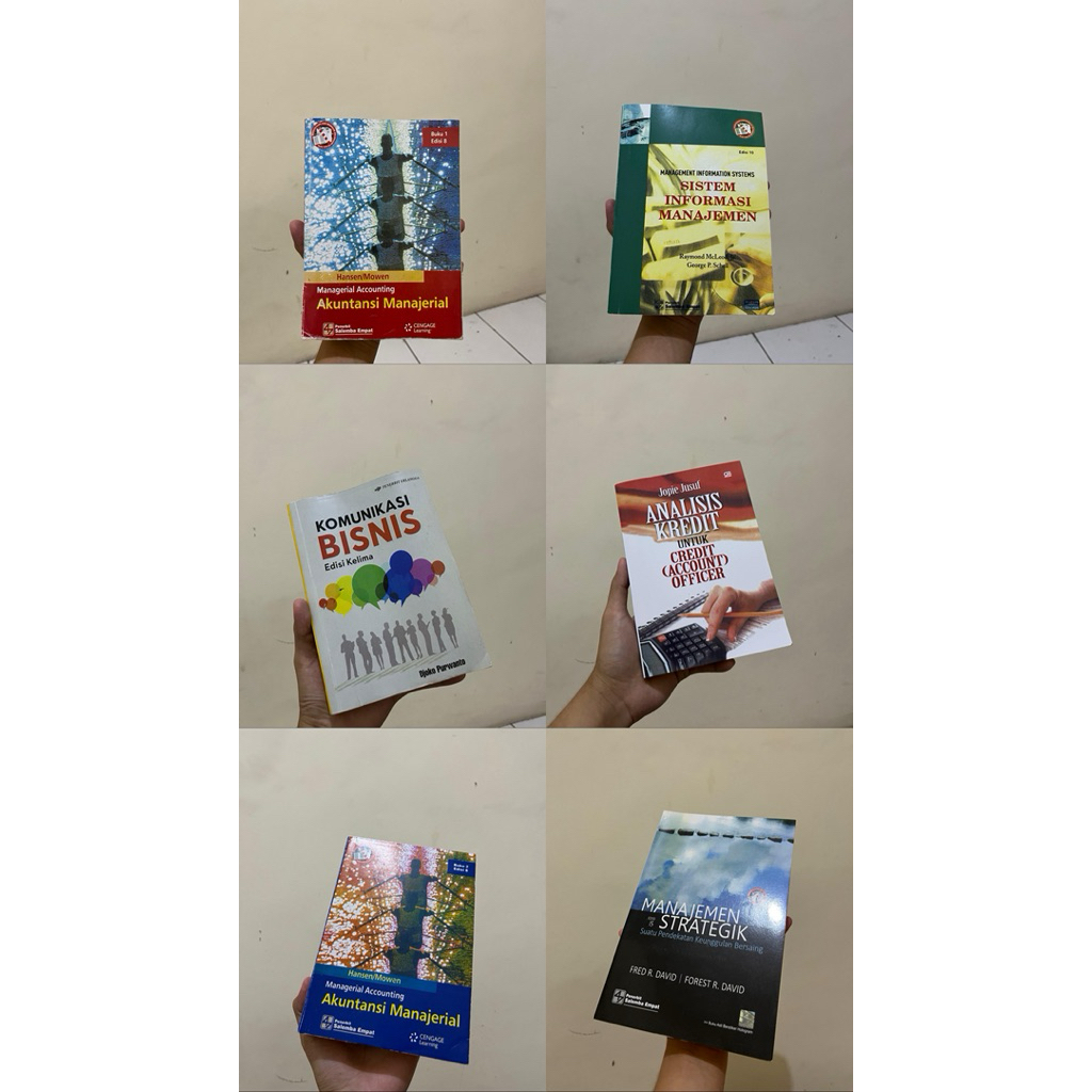 Preloved Buku Manajemen, Akuntansi, Ekonomi