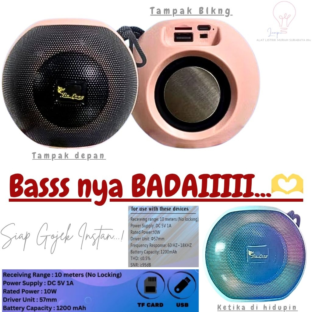 Speaker Wireless JL-1711X8 Termurah