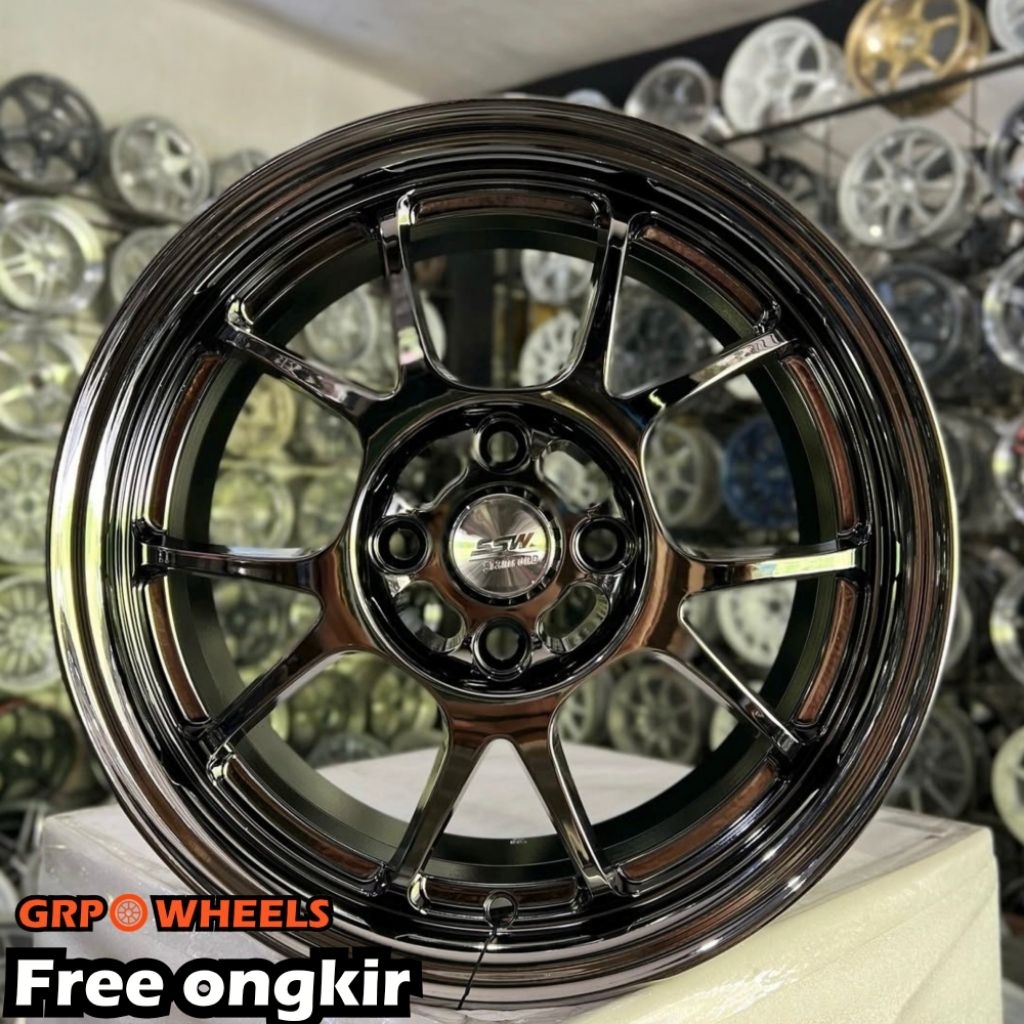 Velg mobil racing ring 15 SWW S05 pelek mobil resing R15 mobil agya brio calya ayla sigra jazz yaris