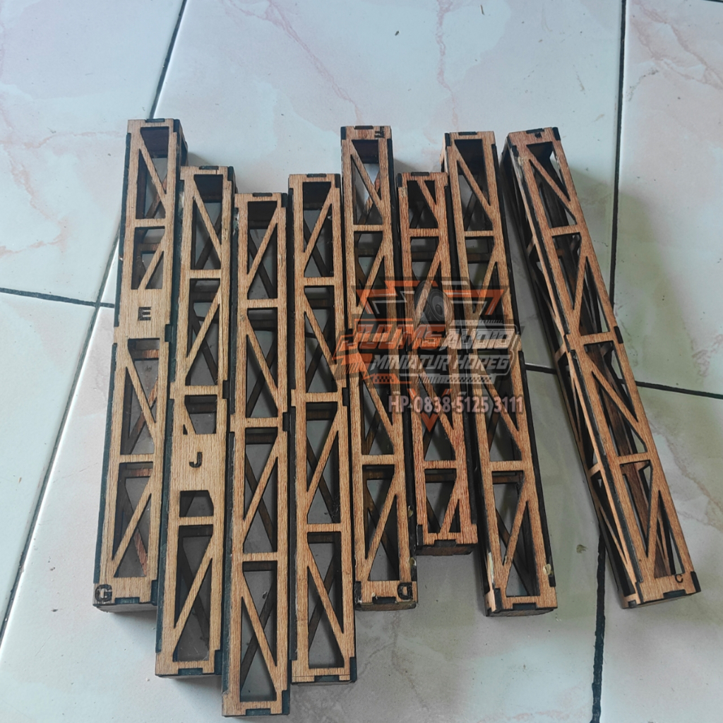 Rigging miniatur 28 cm