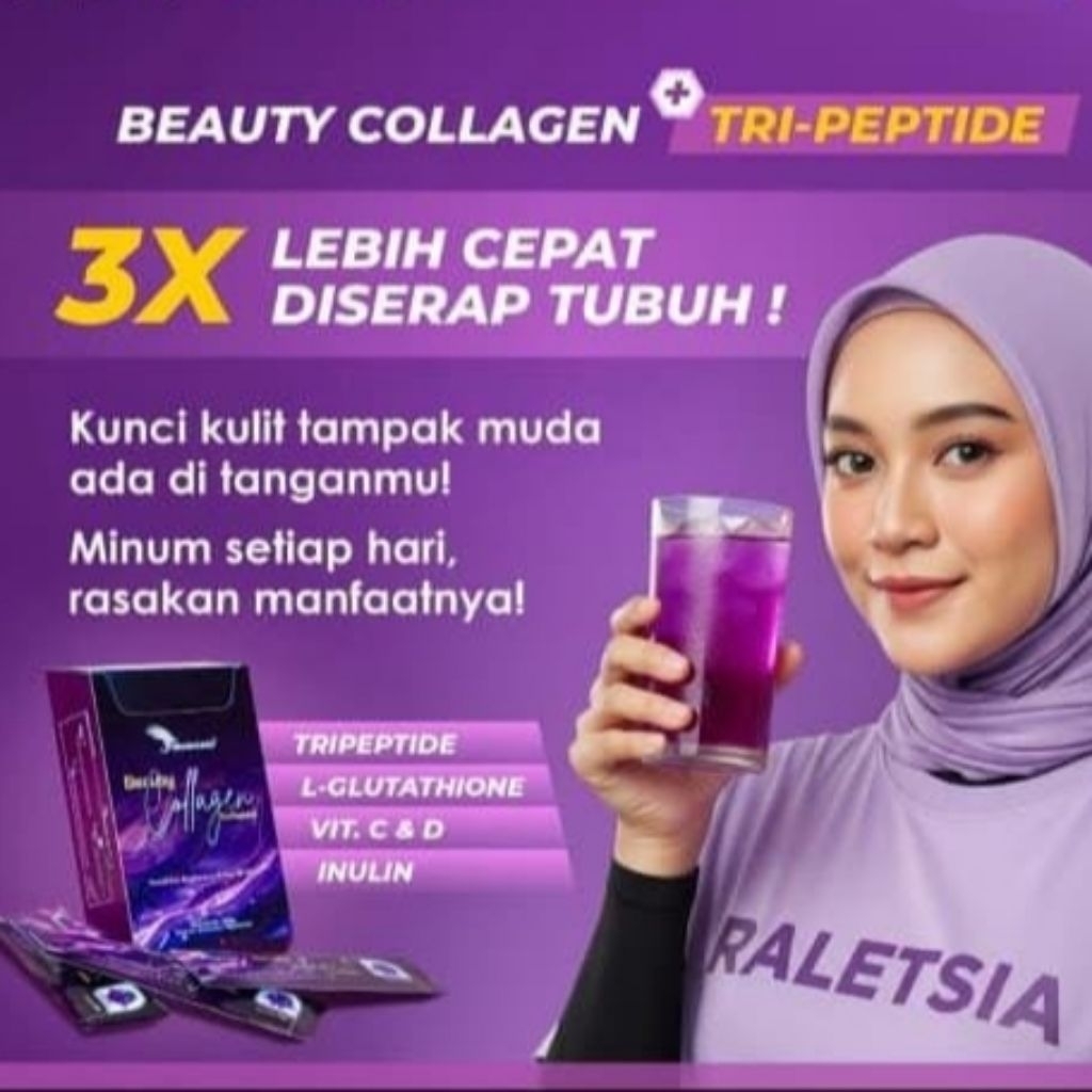 RALETSIA Beauty Collagen Tri-peptide suplemen kesehatan kolagen kecantikan / Collagen Drink / Collag