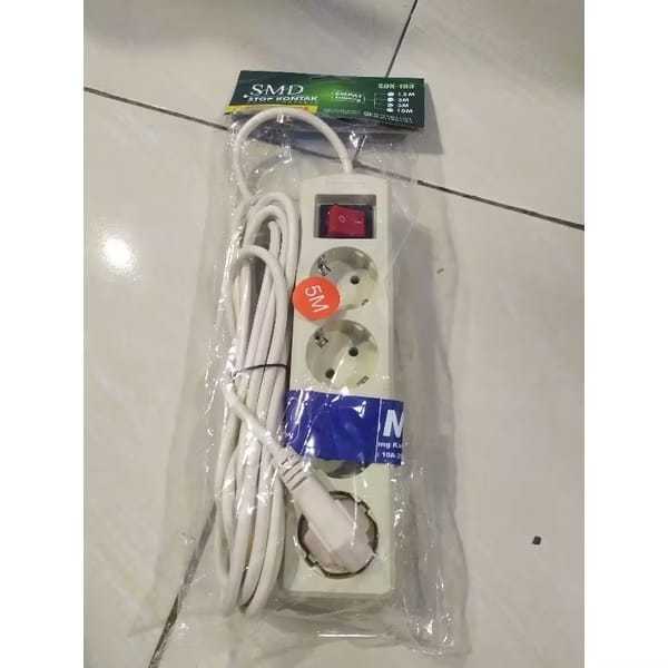 Terminal Colokan 5 Meter Colokan 4 Lubang Stop Kontak Terminal 5 Meter