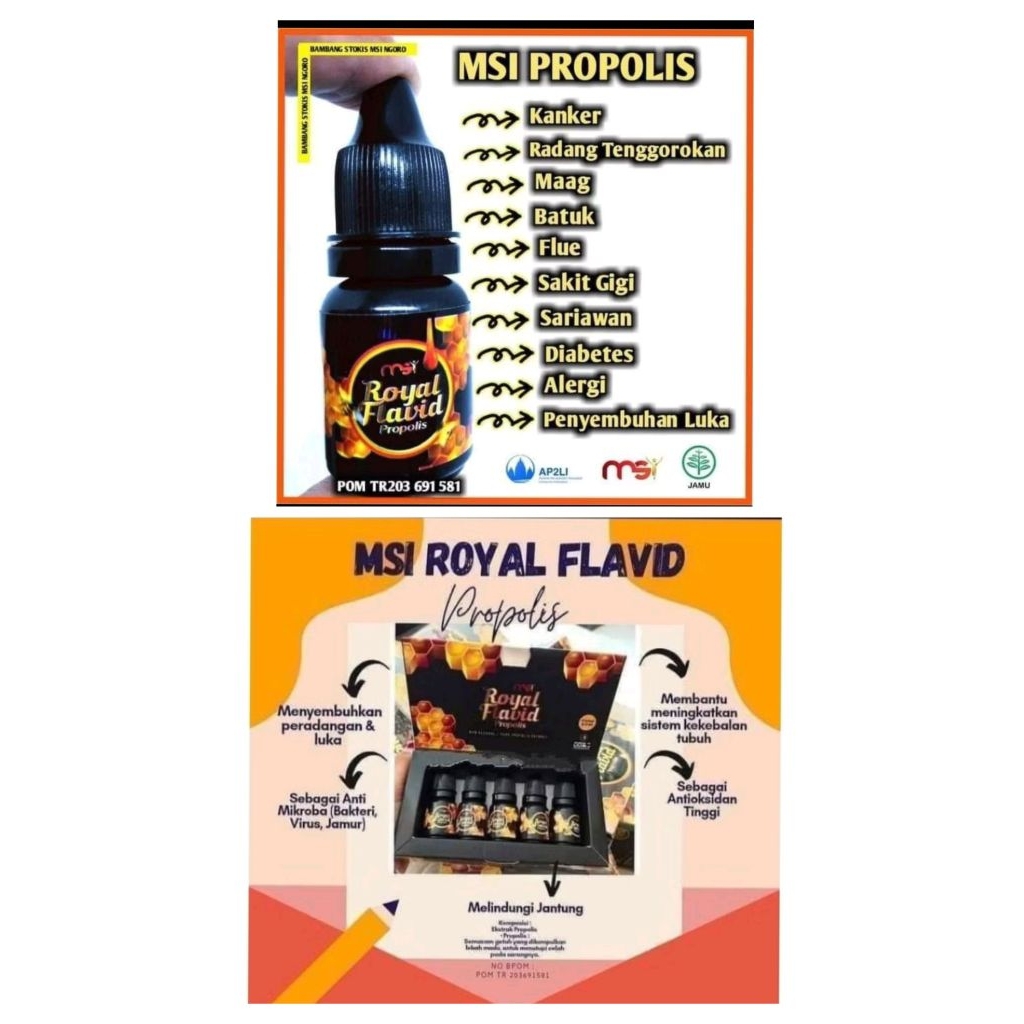 1 PAKET ROYAL FLAVID PROPOLIS MSI