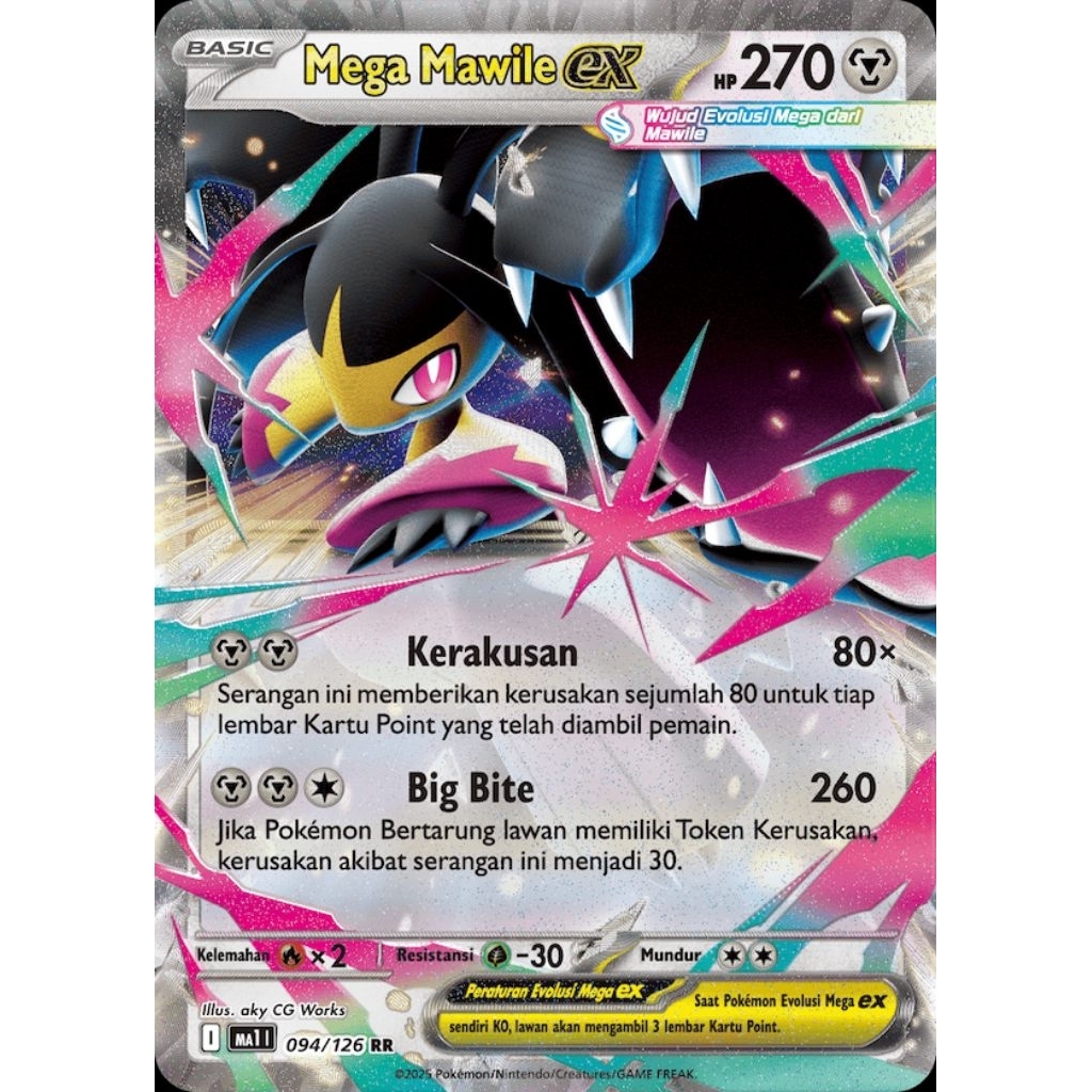 Mega Mawile EX MA1 094/126 RR ID