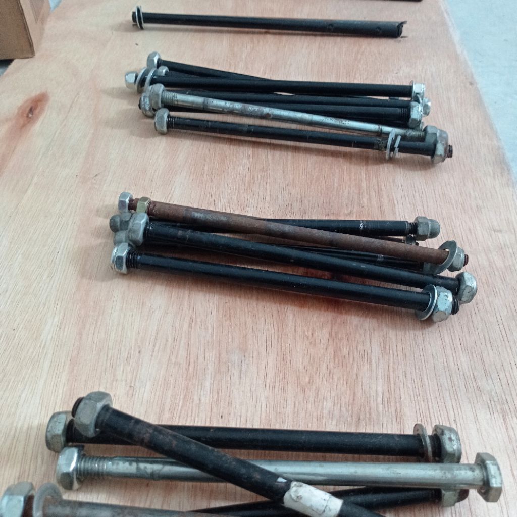 As Besi As BESAR Roda Motor Aki Mainan Anak Copotan