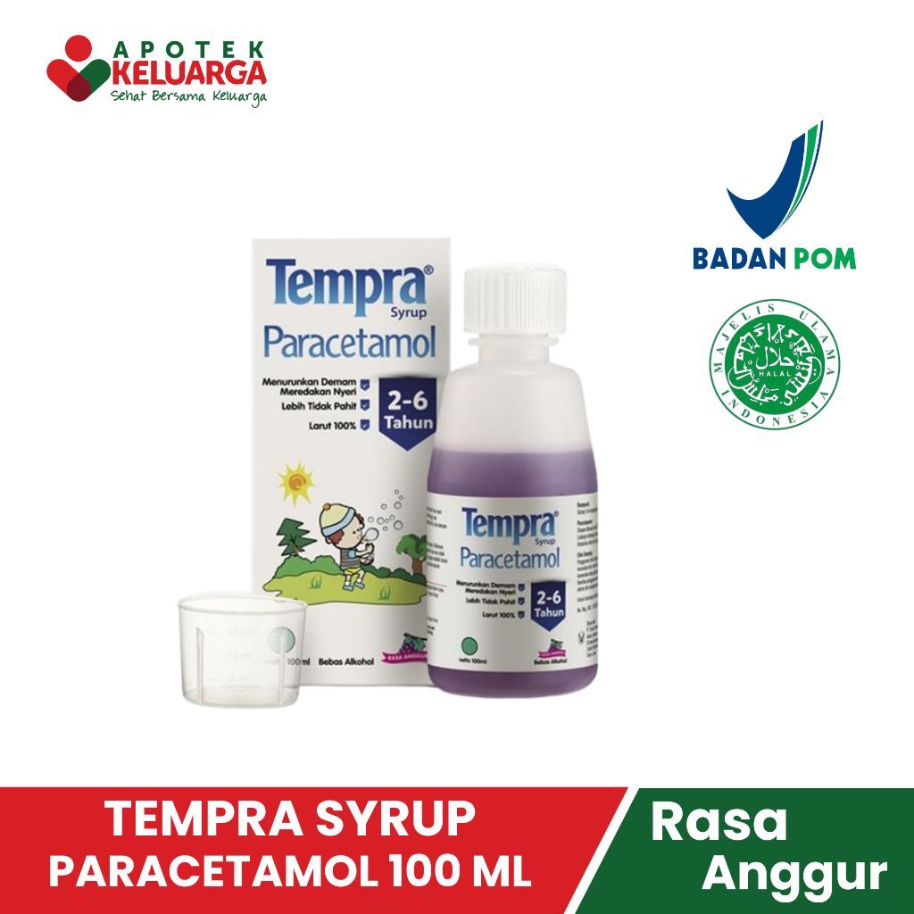 TEMPRA SYRUP PARACETAMOL 100 ml