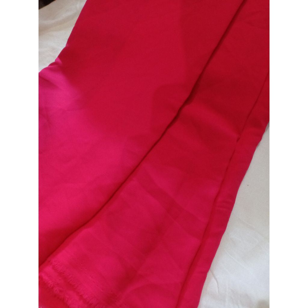 KAIN WOLFIS POLOS WARNA PINK FANTA (2,5 m = Rp63.000)