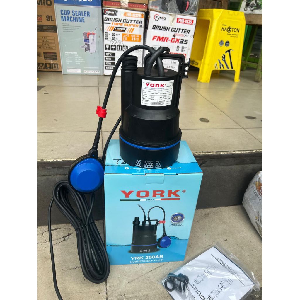 Mesin air pompa YORK 250 AB mesin pompa air celup