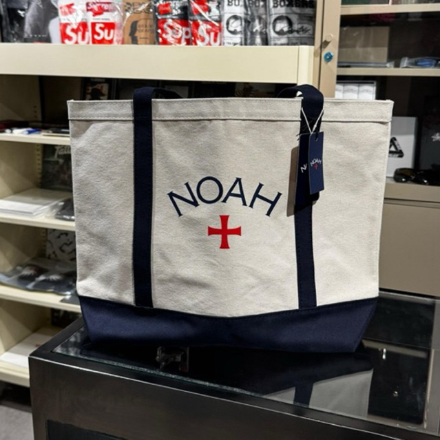 NOAH NYC - CORE LOGO TOTEBAG (NAVY)