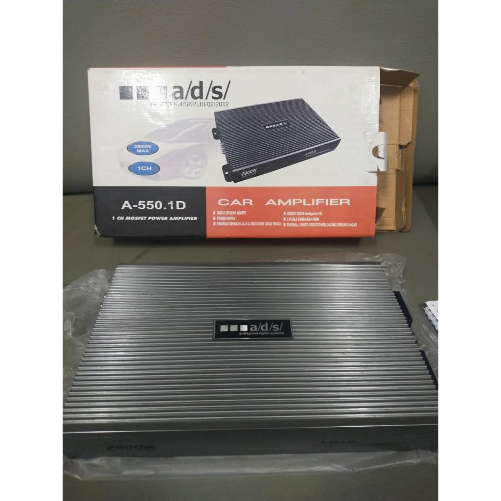 power monoblock ADS A-550. high quality Monoblock 1 channel