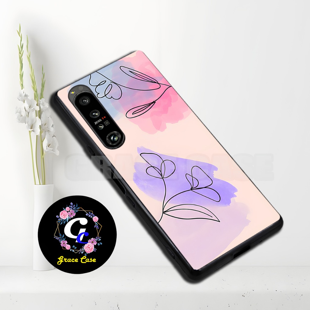 (GC16) Softcase karet Hp - SONY XPERIA 1 MARK 2/MARK 4/XPERIA 5 MARK 3 TERBARU - Motif Cewek   / Sil