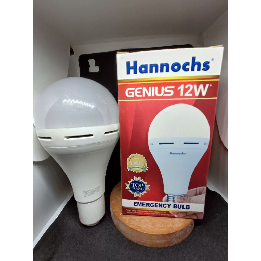 lampu LED Hannochs genius emergency 12watt | bola lampu emergency | lampu LED emergency | lampu hann