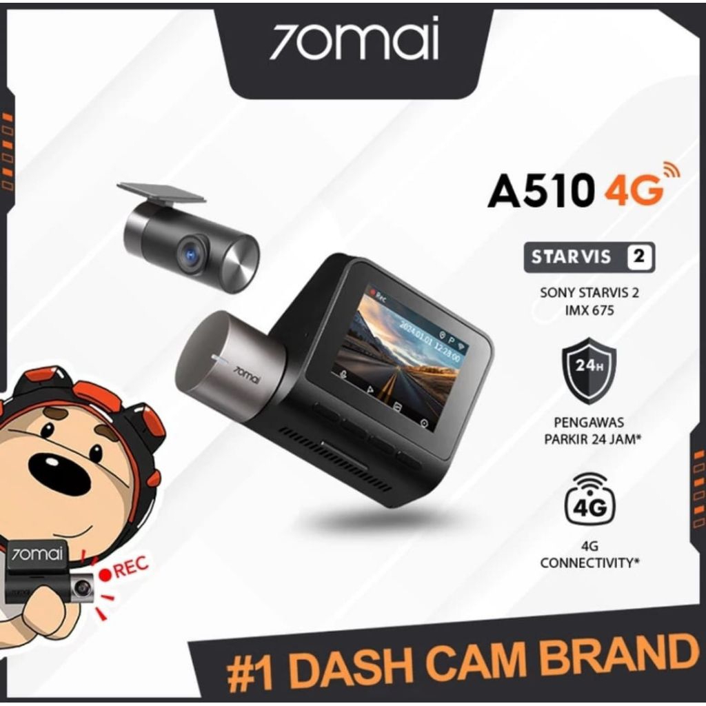 Dash Cam 70mai A510 4G