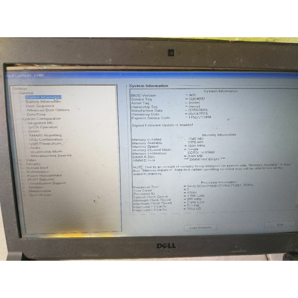 Mobo Dell Lattitude 3340