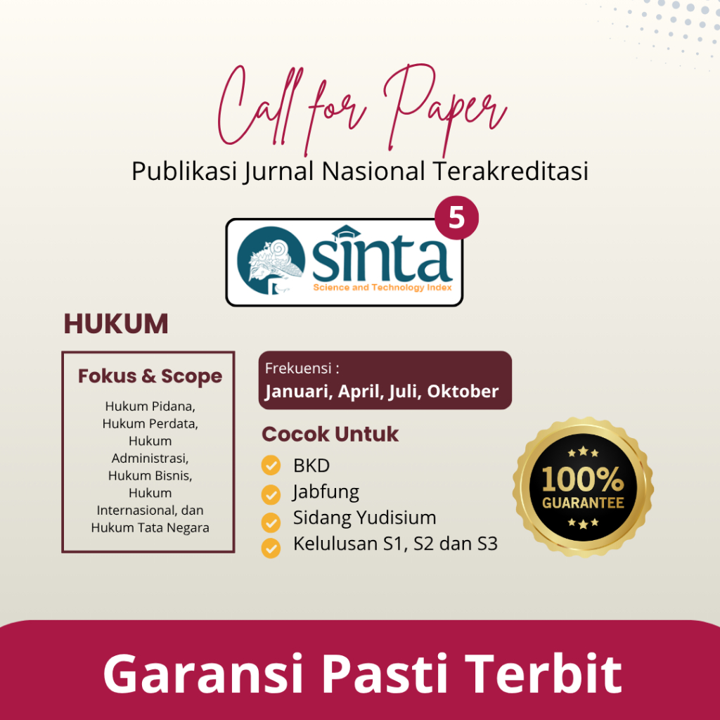 Jasa Publikasi Jurnal Sinta 5 Fast Track (Loa 3 Hari)