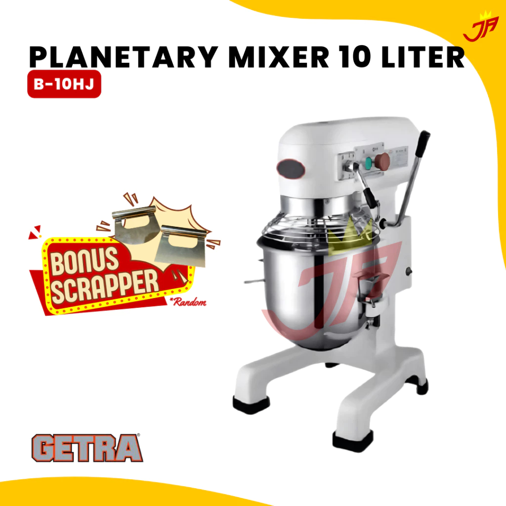 GETRA Planetary Mixer B-10HJ / Mixer Planetary 10 liter / Mixer Adonan Kue / Mixer Roti 10Liter