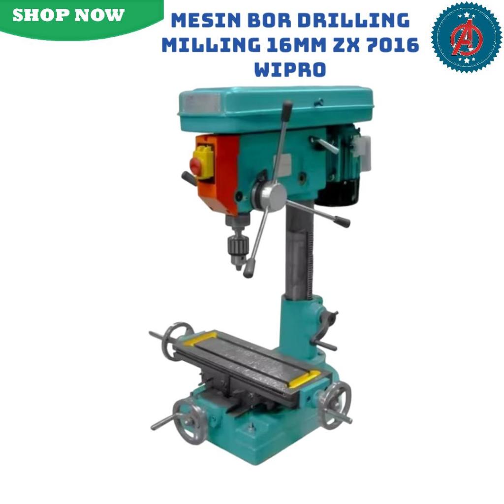 Mesin Bor Duduk Milling 16mm Wipro ZX-7016 / Bor Machine 16mm Wipro ZX7016 - Wipro Bor Milling 16mm.