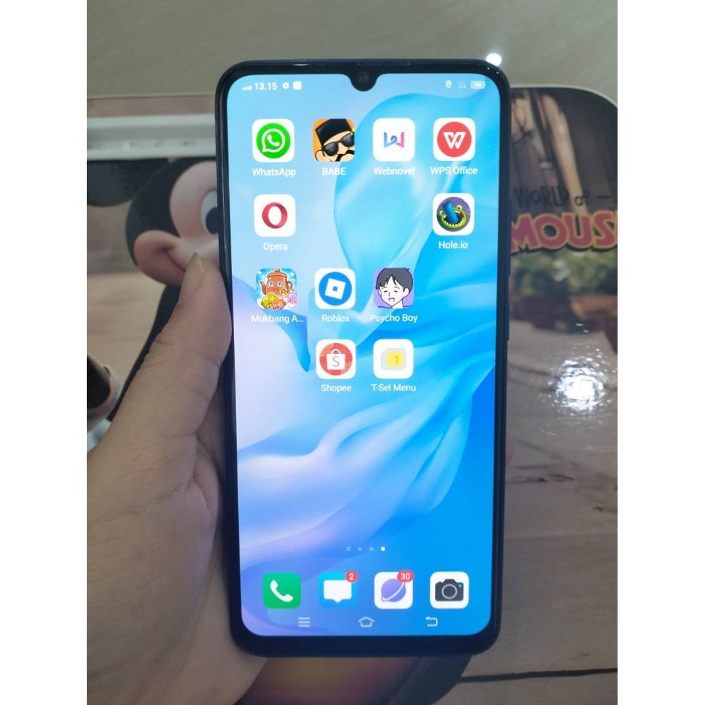 hp second Vivo s1pro/ vivo1920..ram 8gb MMC TLP 128 GB .masih bagus dan belum pernah dibongkar..kond