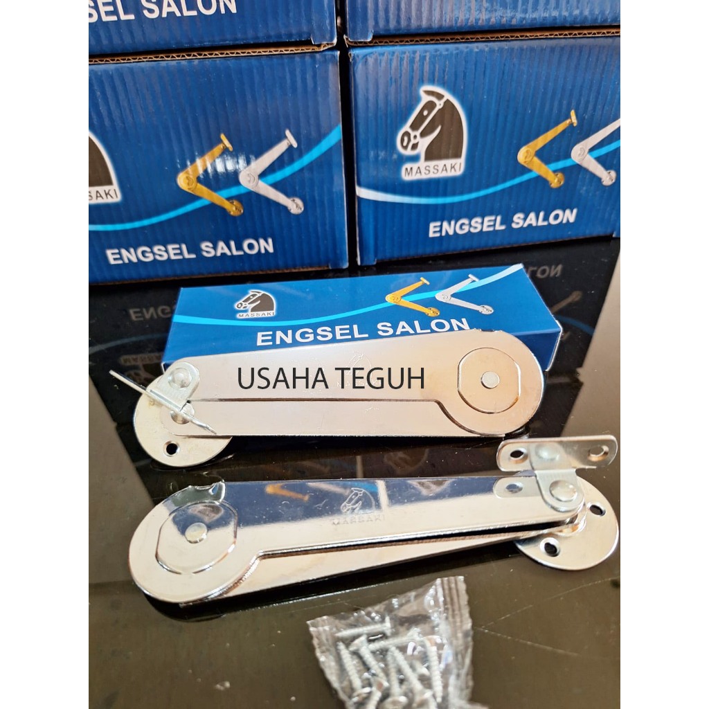 Engsel Salon 9" Stainless Massaki/ Engsel Lipat / Sikutan Jendela