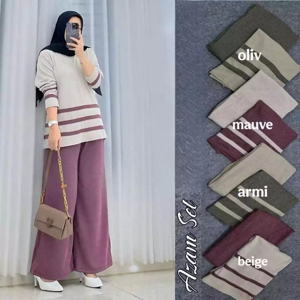 DAYUNU SETELAN POLOS CRINKEL AIRFLOW LD110/ ONE SET WANITA / SETELAN WANITA / ONE SET KANCING BUSUI 