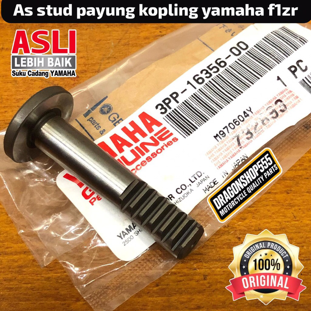 AS STUT PAYUNG AS STUD STUT KOPLING YAMAHA F1ZR FORCE 1 ORIGINAL MADE IN JAPAN 3PP-16356-00