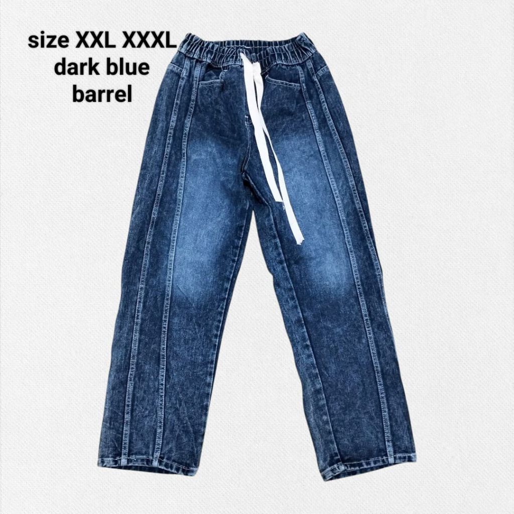 Celana jeans baggy kolor JUMBO