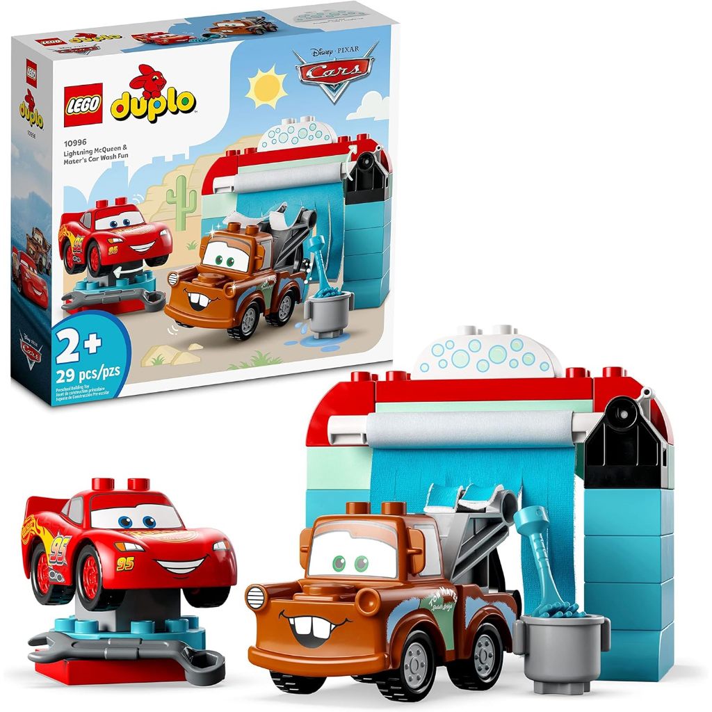 LEGO DUPLO Disney and Pixar's Cars Lightning McQueen & Mater's Car Wash Fun 10996