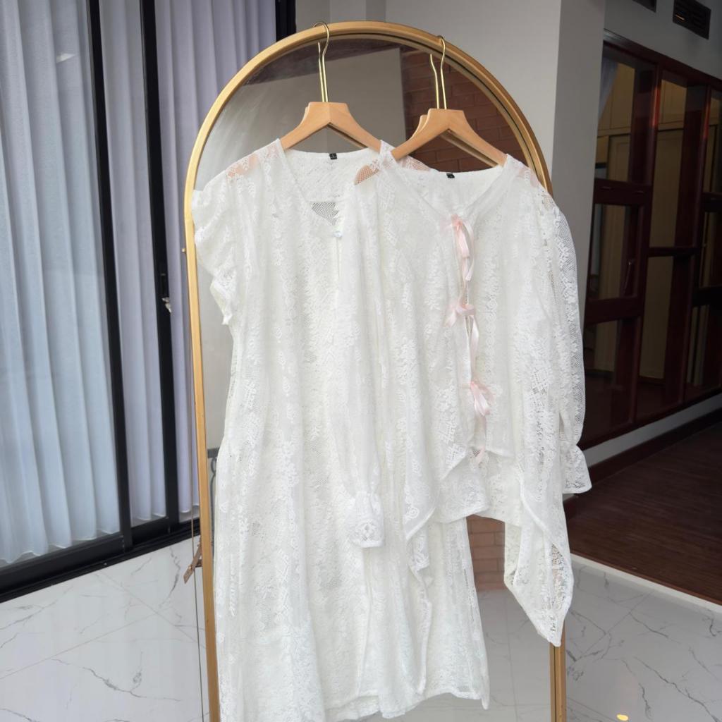 Selly Outer Cardigan Brukat -  Brukat Malika Outer - Brukat Mewah Elegant